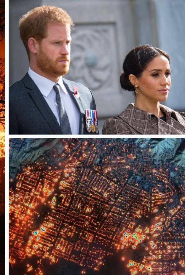 هاري وميغان يفتحان قصرهما أمام المتضررين من حرائق لوس أنجلوس