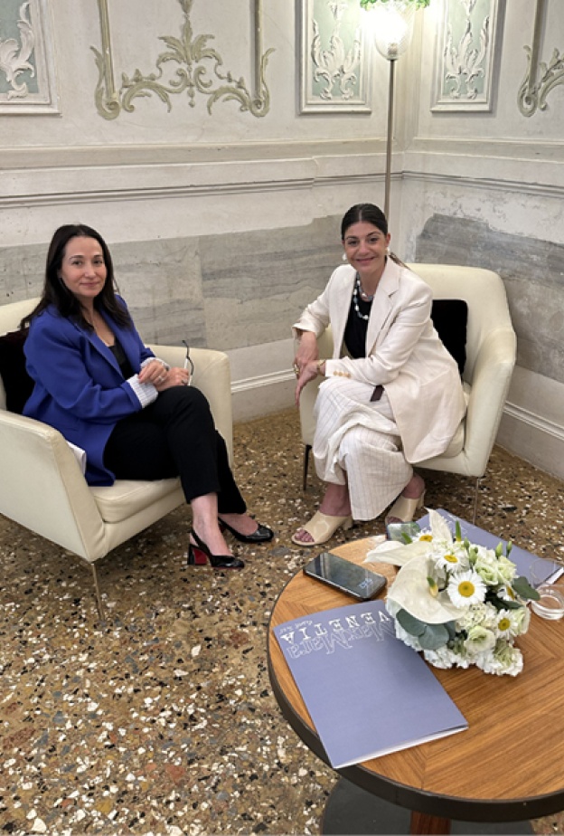 ماريا جوليا ماراموتي جيرمانيتي تكشف لـ"هي" رسالة دار "ماكس مارا" ومستقبلها وتفاصيل دعمها المرأة الطموحة