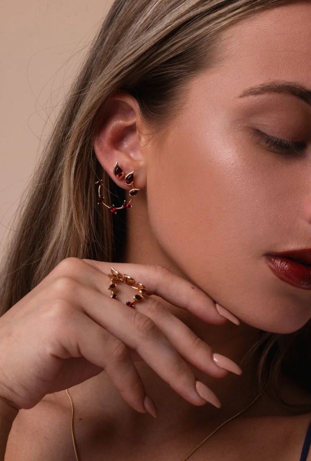 هدايا مولودات يناير بمجوهرات الغارني