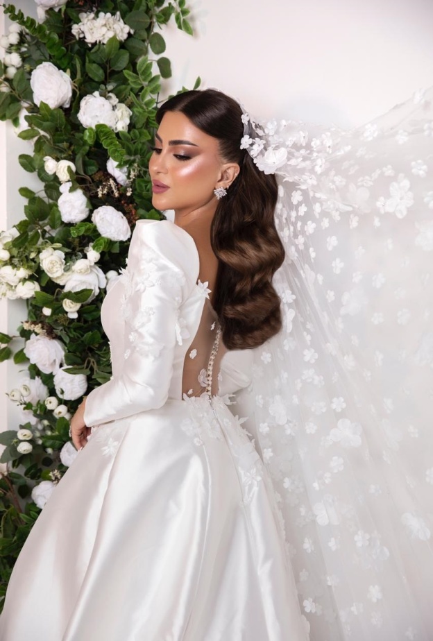 تسريحة عروس من الهير ستايل مضاوي الجابري