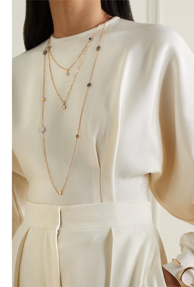 تألقي بأجمل سلاسل ألماس طويلة في اطلالات هذا الموسم الصورة من Pomellato 