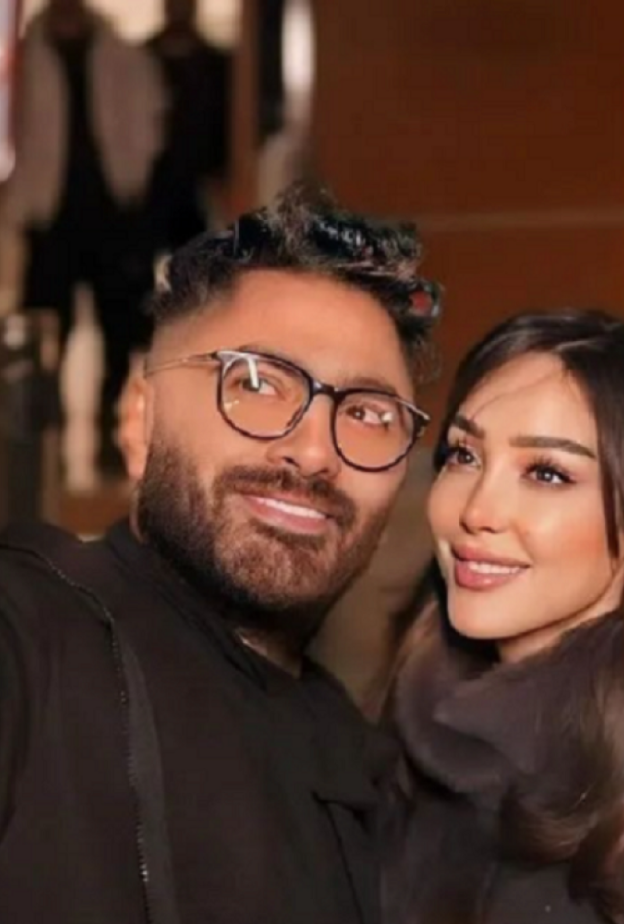 تامر حسني وبسمة بوسيل 