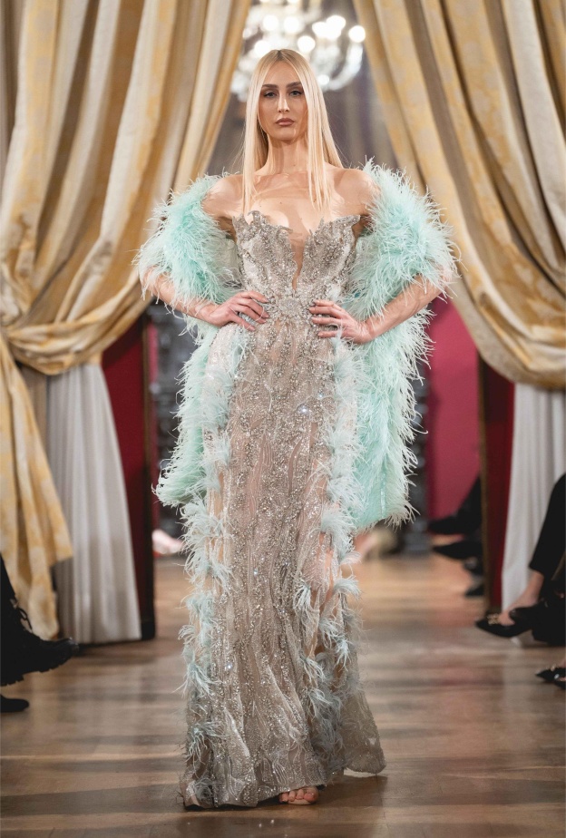 من مجموعة الهوت كوتور لعام 2025 للمصمم نبيل يونس