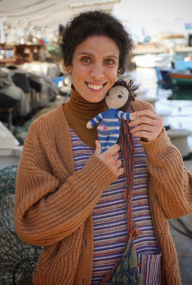 سينتيا كرم في مسلسل "بالدم"