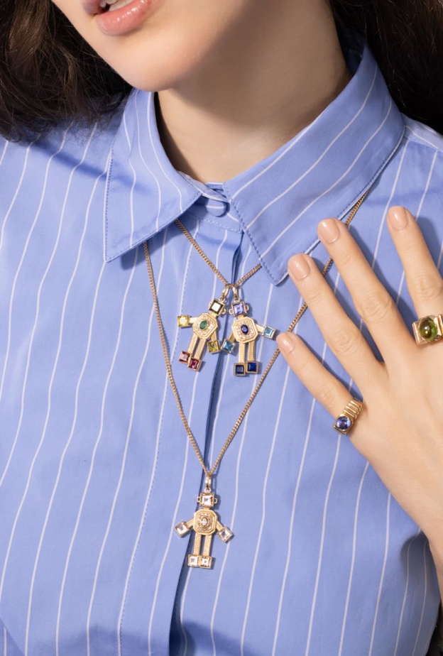 VAN-Denim Van Robot Pendant