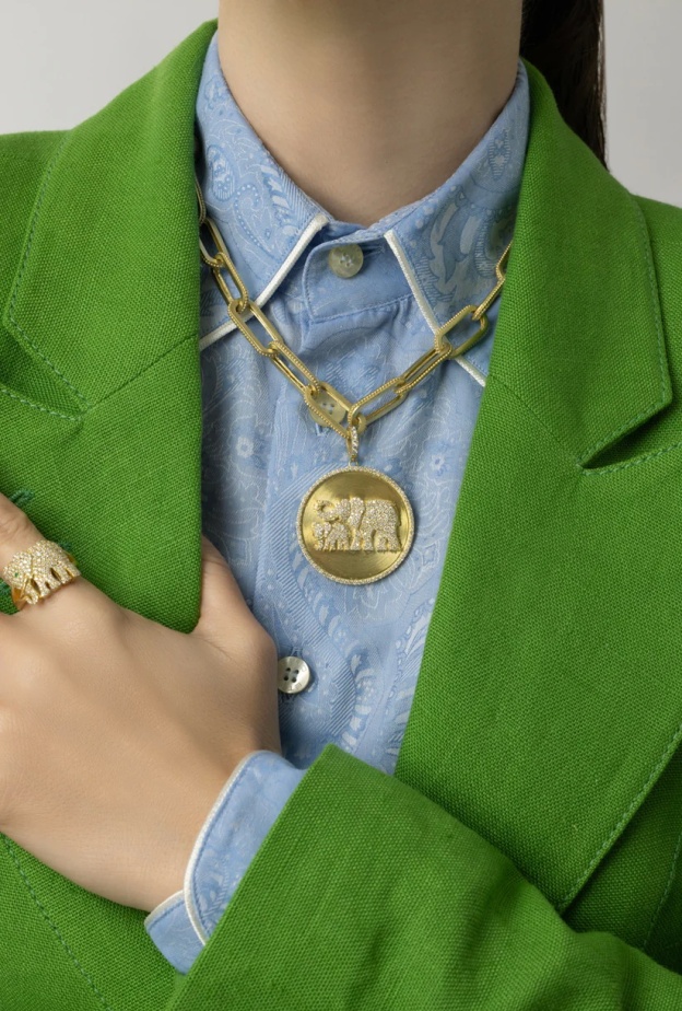 قلادة شجرة الحياة من الألماس من TANYA FARAH