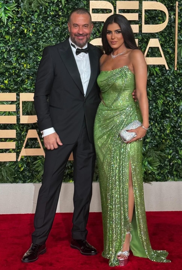 ماجد المصري وزوجته 