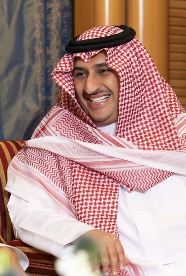 الأمير أحمد بن سلطان "سهم" في عقد قرانه