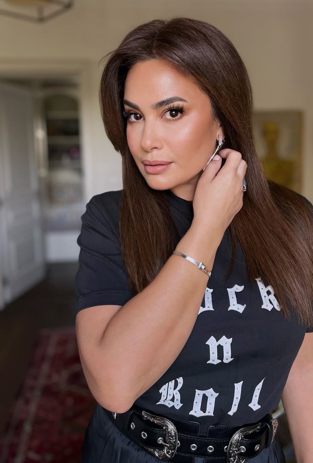 هند صبري صورة من انستغرام الماكيير مصطفى نجم