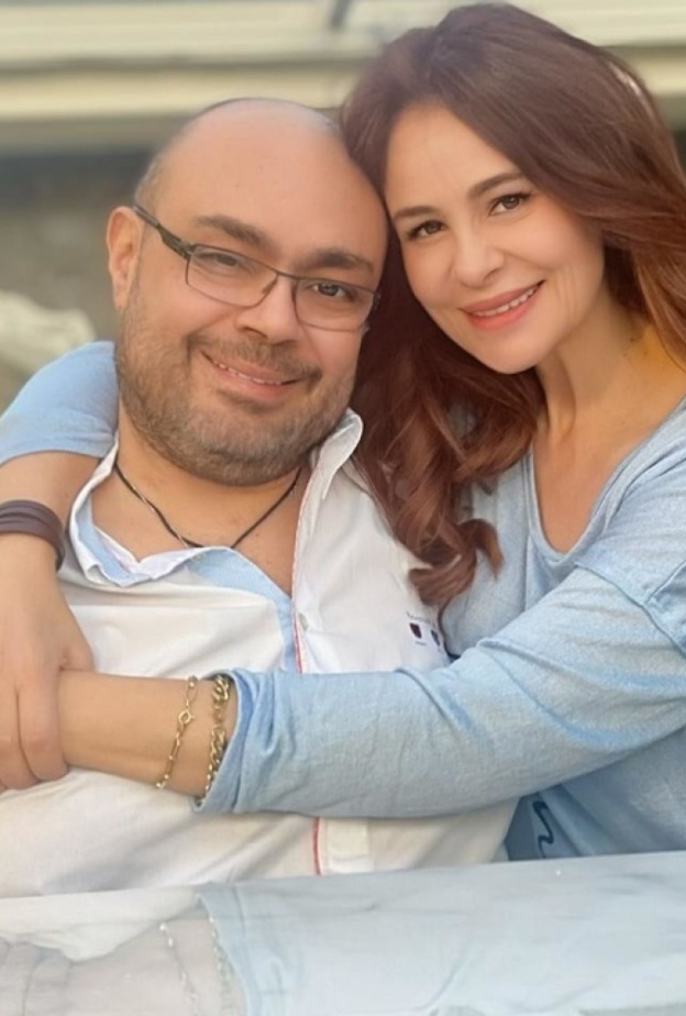 كارول سماحة وزوجها الراحل وليد مصطفى