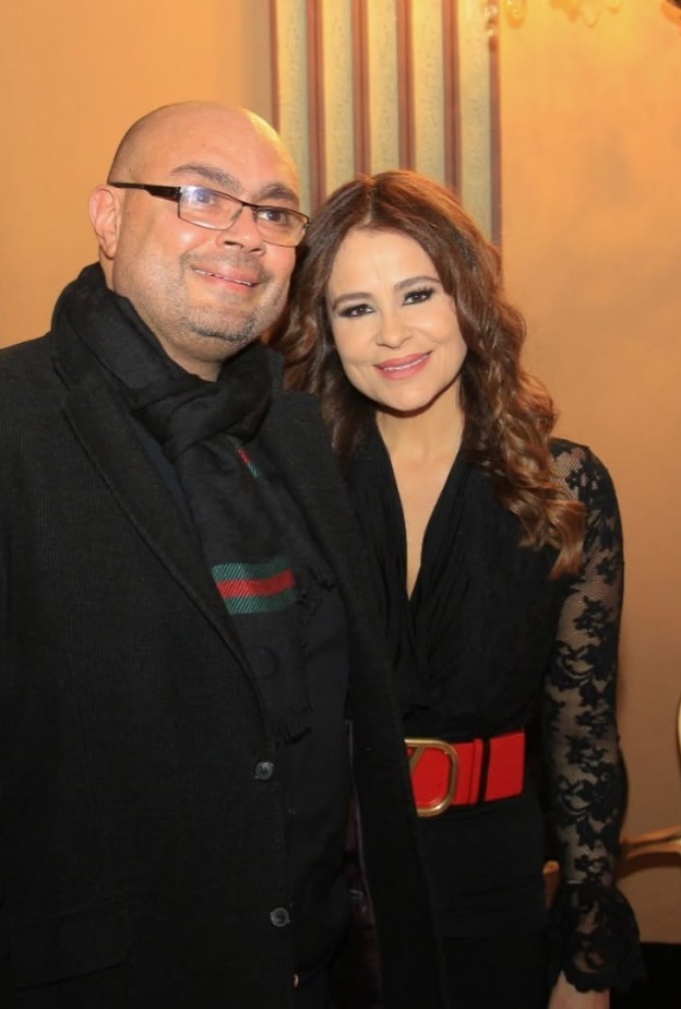 كارول سماحة وزوجها الراحل وليد مصطفى
