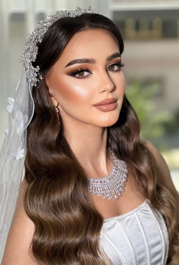 تسريحة عروس من اخصائية تساريح العرايس حليمه احمد