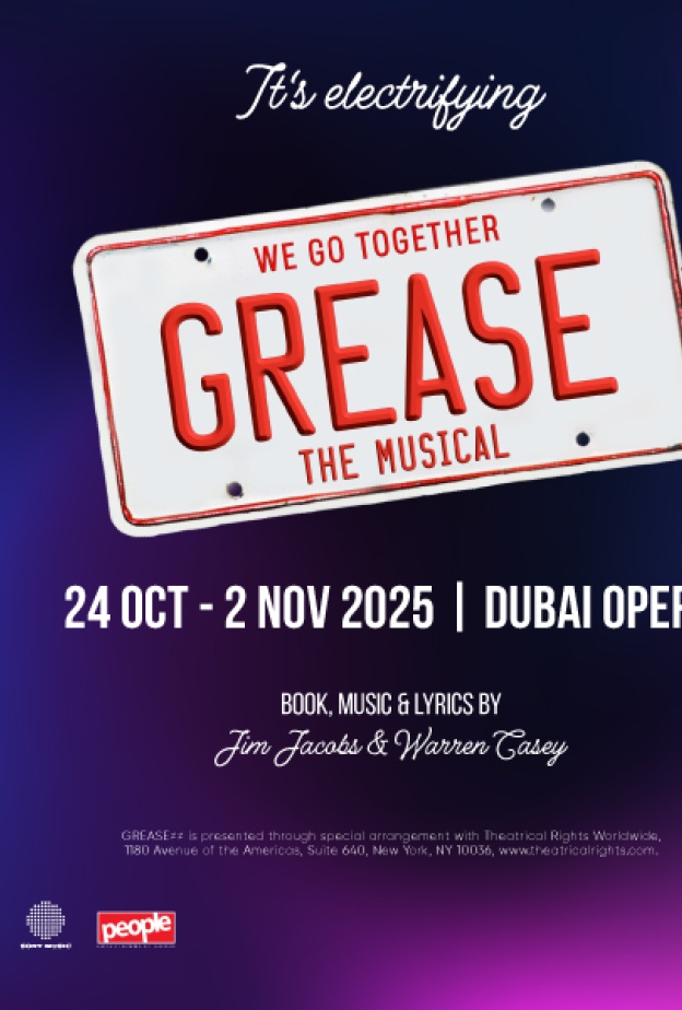 تفاصيل وموعد العرض الموسيقي "Grease The Musical" للروك آند رول في أوبرا دبي
