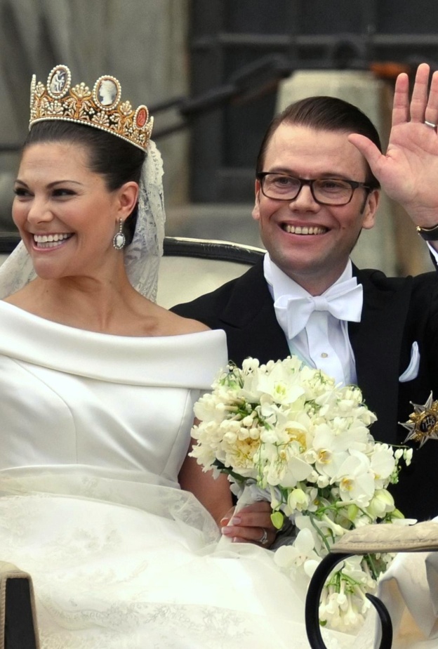 الأميرة فيكتوريا ولية عهد السويد Victoria, Crown Princess of Sweden والأمير دانيال Prince Daniel, Duke of Västergötland