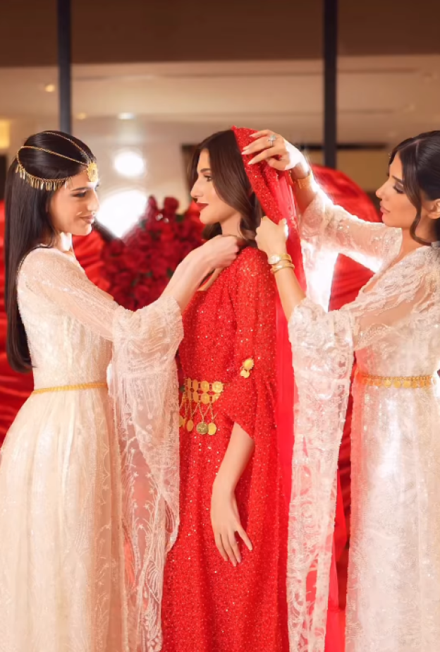 شيرين بيوتي تتألق بلمسة تراثية فاخرة في ليلة الحناء قبل زفافها المنتظر