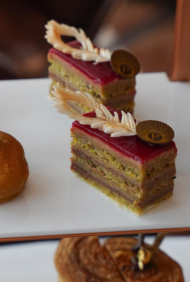 Pistachio Opera Cake