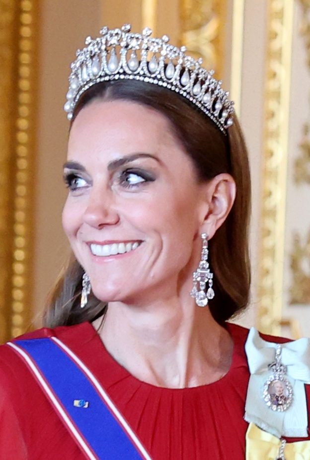 أميرة ويلز تتألق في مأدبة ماكرون