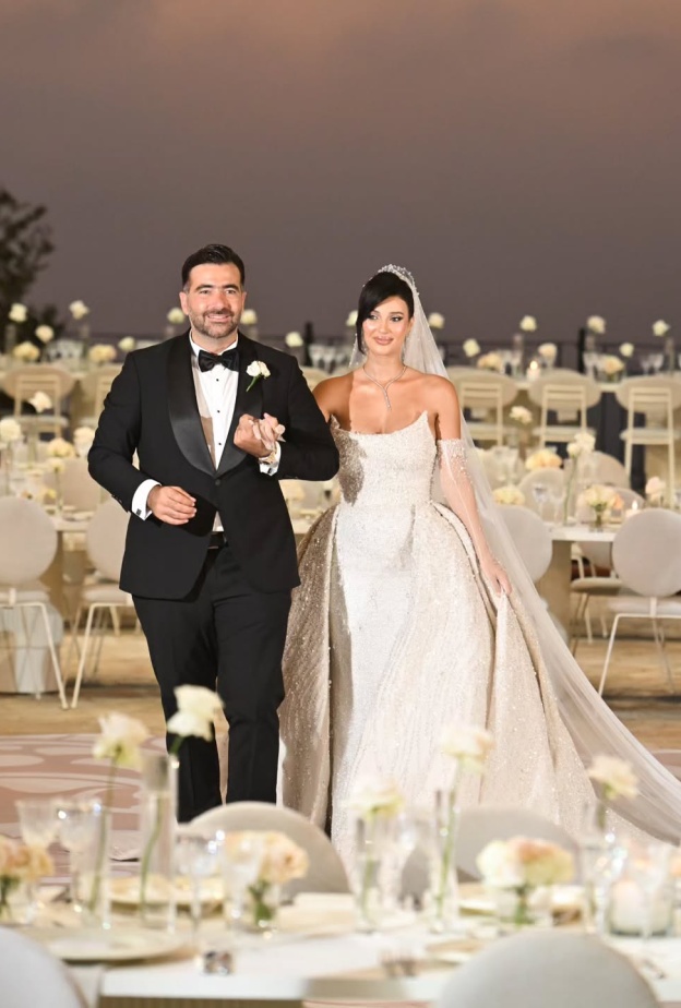 زفاف ملكة الجمال شناز بلعيد على رجل أعمال لبناني