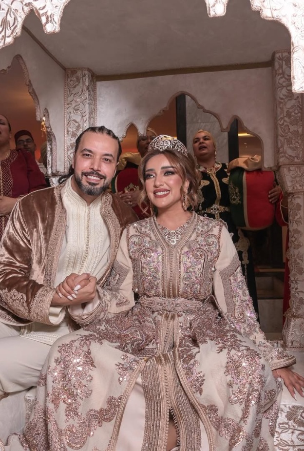 من حفل زفاف عبد الفتاح الغريني وجميلة البدوي