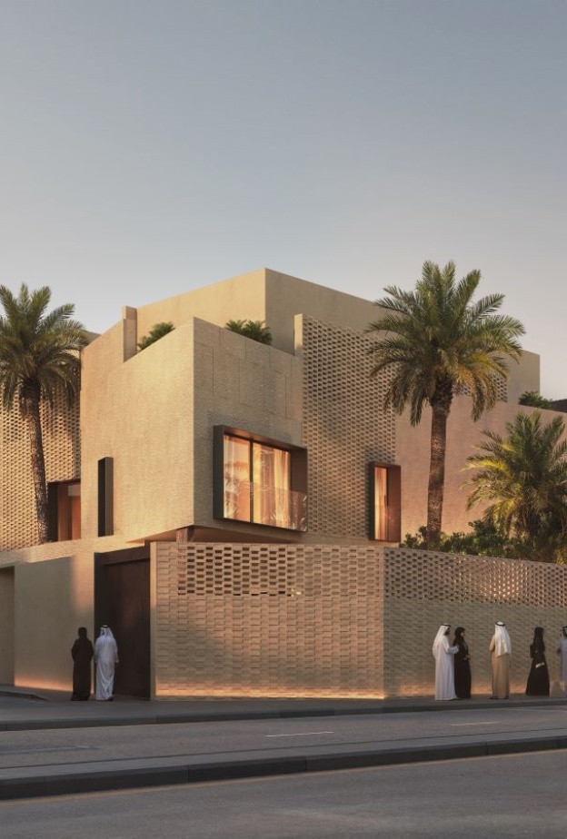 من المشاريع السكنية الخاصة لمكتب Quartz Architects في الرياض
