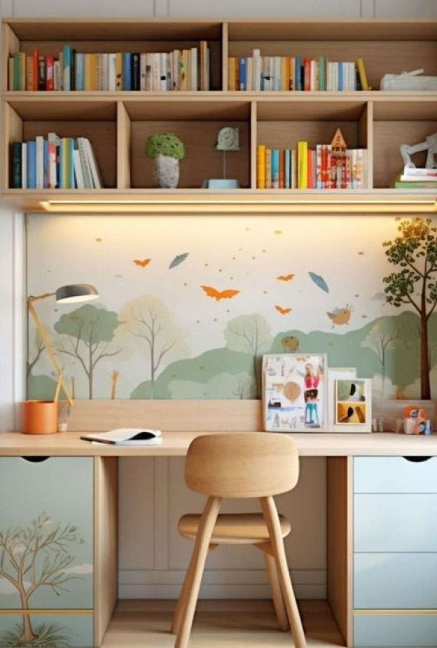 اختيار زاوية هادئة وبعيدة عن مصادر الضجيج، من أهم عوامل ركن الدراسة