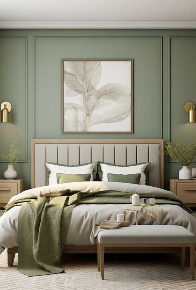 الأخضر المريمية هو لون يُلهم الإحساس بالتوازن والراحة الطبيعية