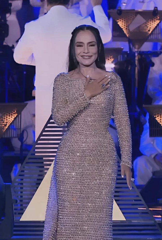 شريهان من حفل افتتاح المتحف المصري الكبير 