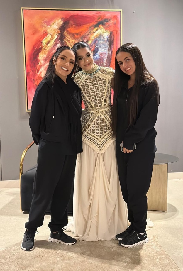 كواليس لقاء ياسمينا العبد وشريهان في افتتاح المتحف المصري الكبير