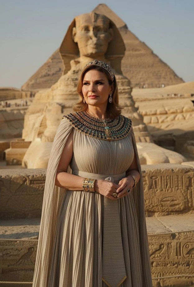 يسرا بالزي الفرعوني