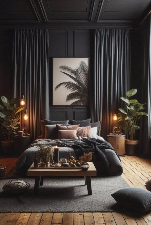 11 فكرة للاستمتاع بغرفة نوم مظلمة ونوم هادئ