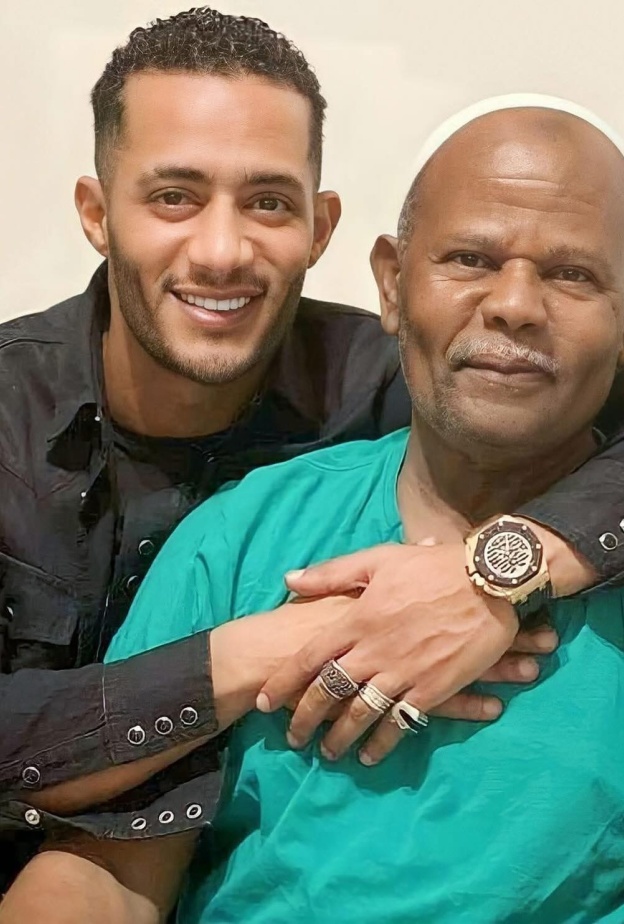 محمد رمضان ووالده