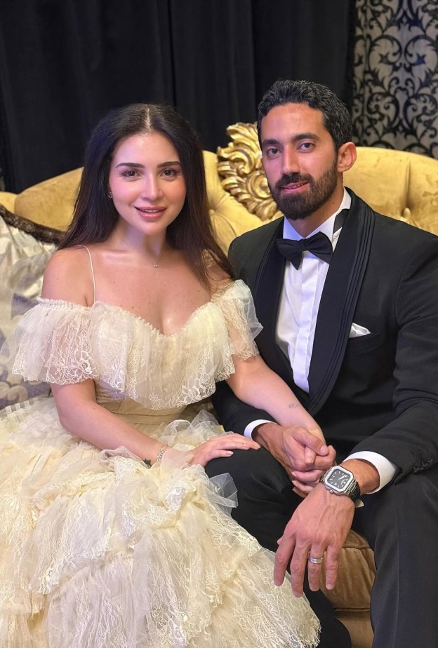 مي عز الدين تحتفل بعقد قرانها على أحمد تيمور