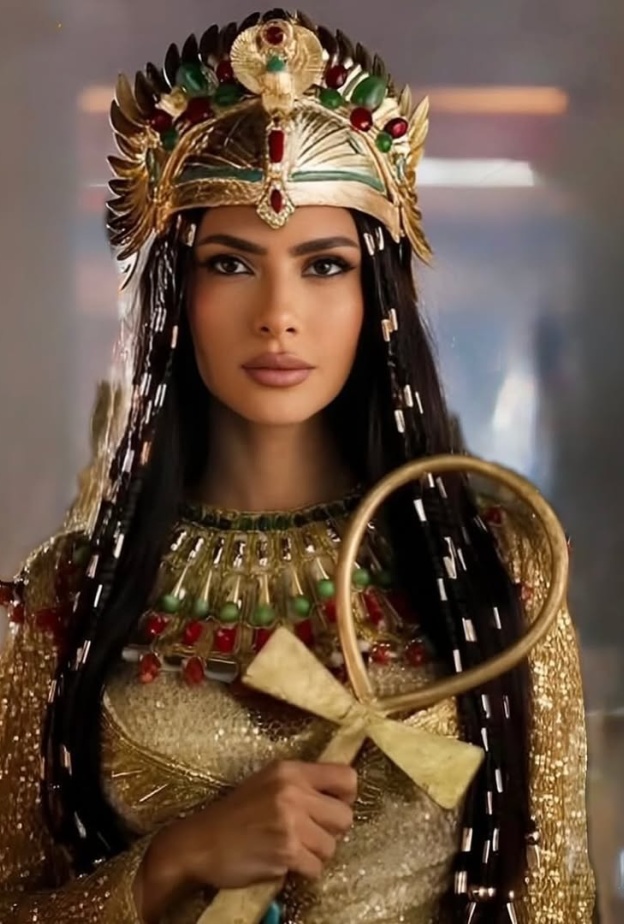 هدى المفتي في حفل افتتاح المتحف المصري الكبير