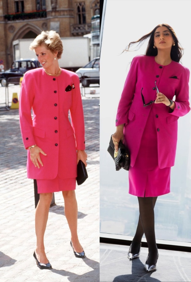 سونام كابور تعلن حملها الثاني بإطلالة أيقونية تكرّم الأميرة ديانا