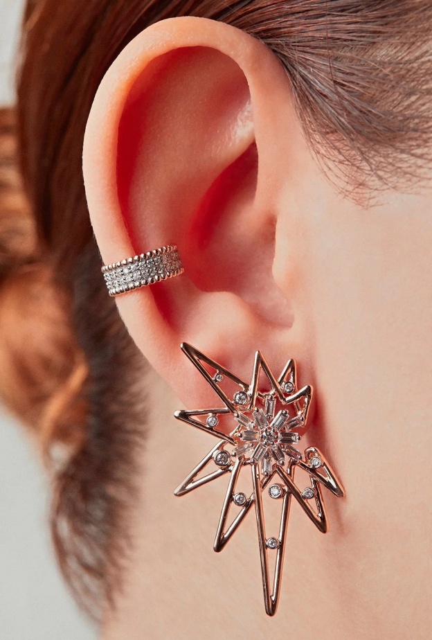 أقراط Duo Tiara Cuff من Kismet by Milka