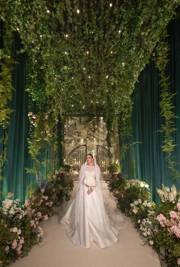 ثيم حفل الزفاف الحديقة تنظيم @fift15n