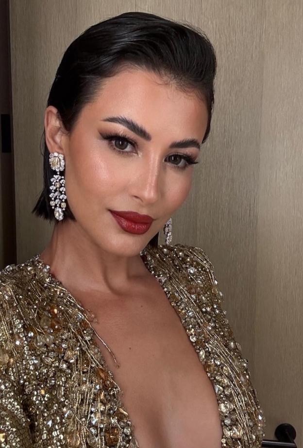 ريم سعيدي بأحمر شفاه قوي