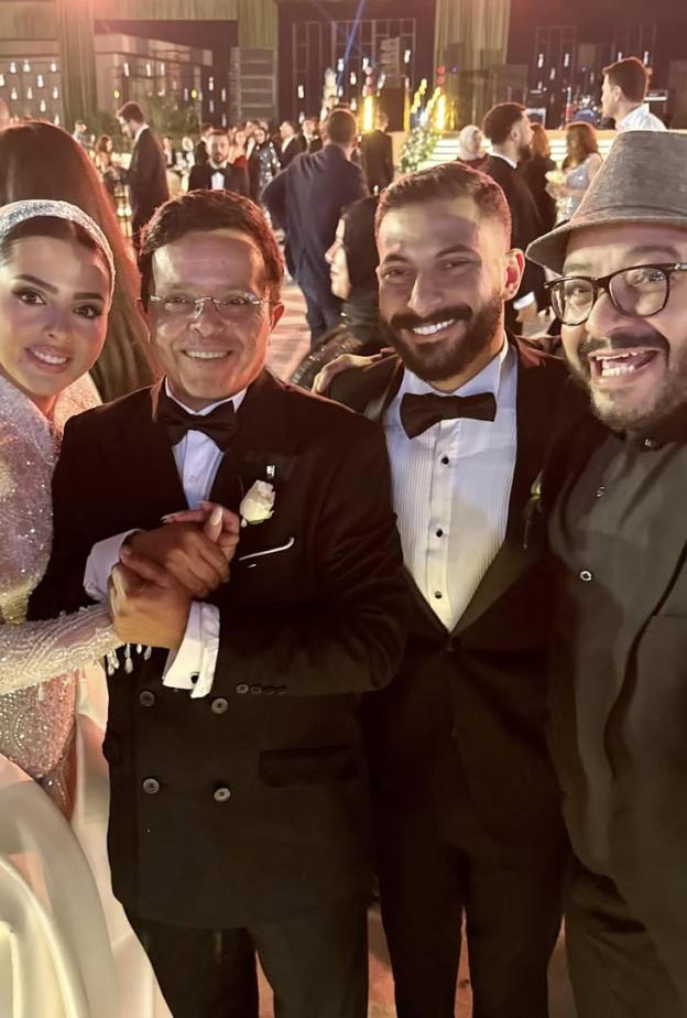 محمد هنيدي يحتفل بزفاف ابنته