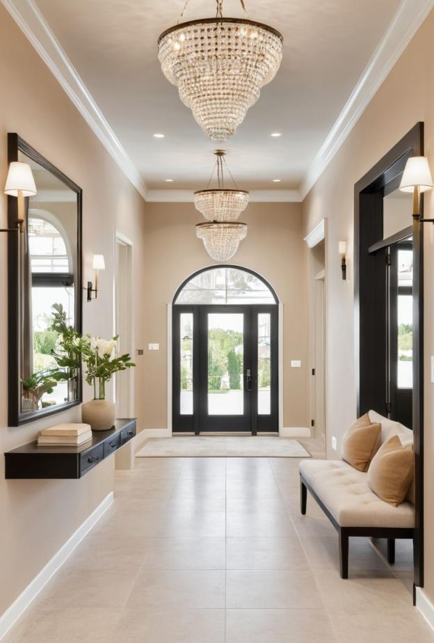 من المساحة إلى أسلوب المنزل، هناك 3 عوامل أساسية يجب مراعاتها عند اختيار إضاءات المدخل