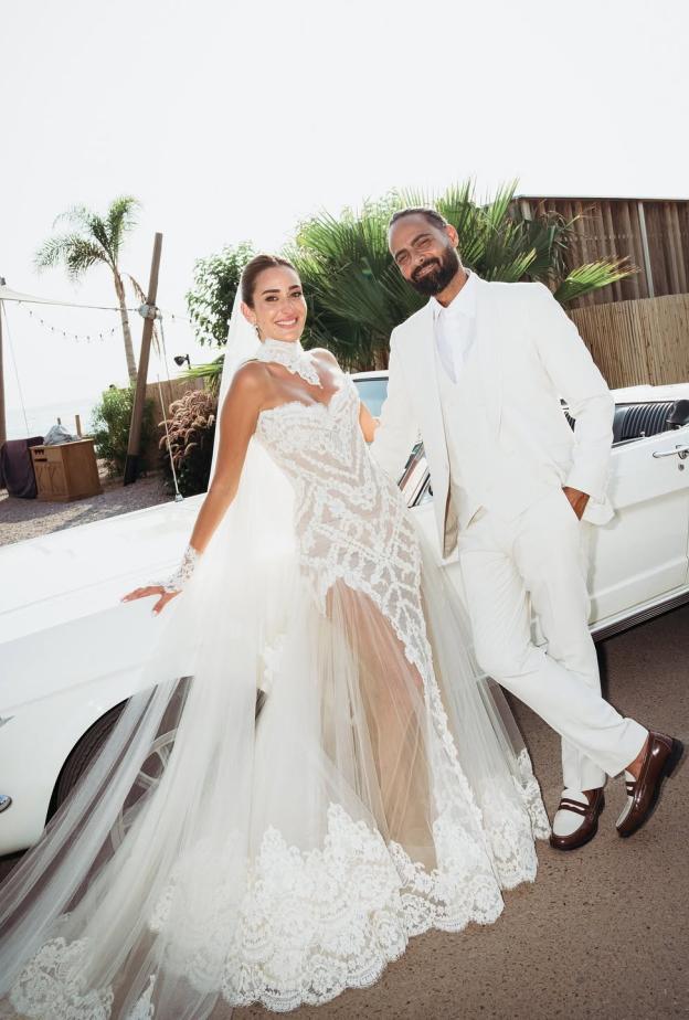 من حفل زفاف امينة خليل