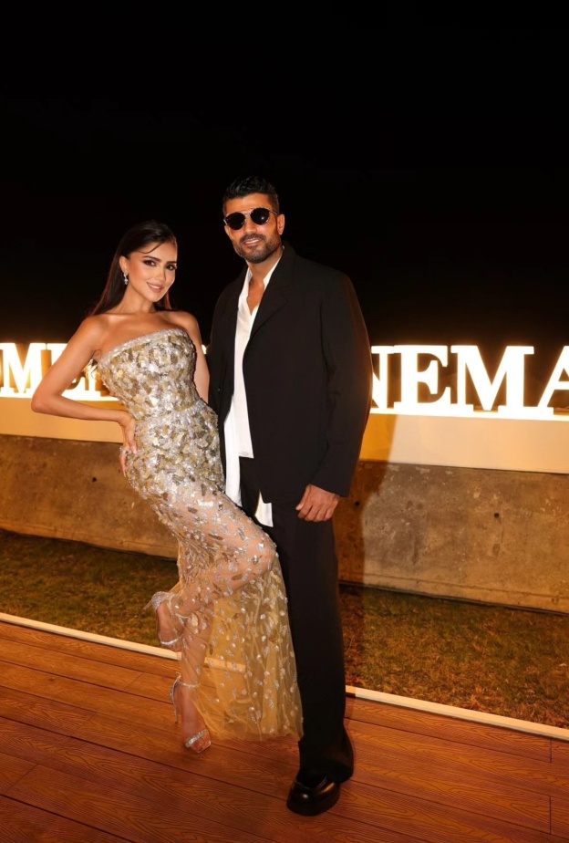 مي عمر ومحمد سامي في سهرة Women in Cinema