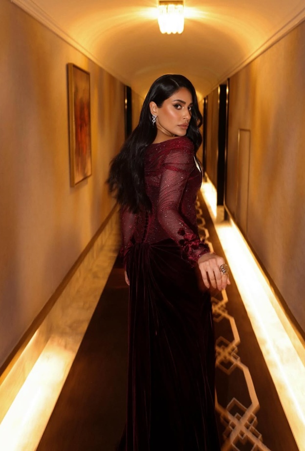 أجمل إطلالات إلهام علي في العام 2025 بفساتين السهرة