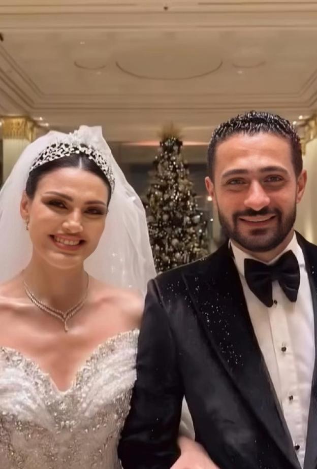 دارين حداد تحتفل بزفافها