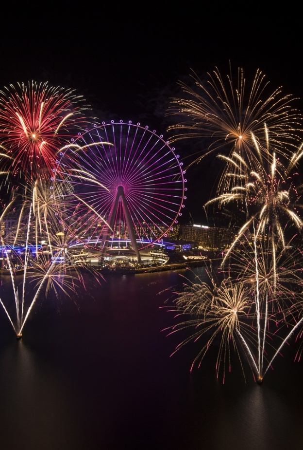 عين دبي.. وجهة مبهرة لاحتفالات نهاية العام