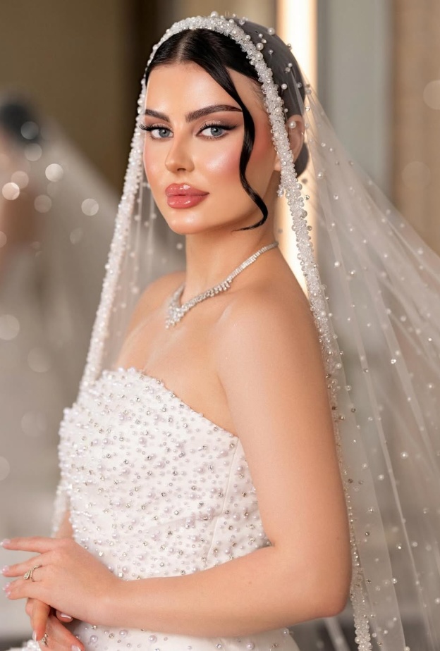 مكياج عروس من الميك اب ارتست لجين الغامدي