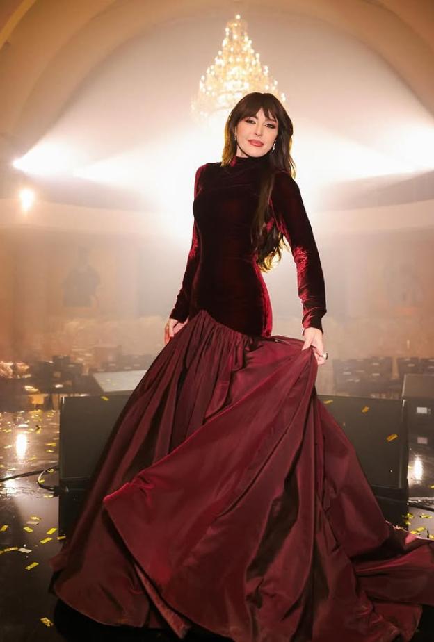 أجمل فساتين سهرة تألقت بها عبير نعمة في حصاد عام 2025 