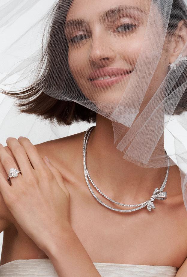 مجوهرات العروس الألماس من Graff.