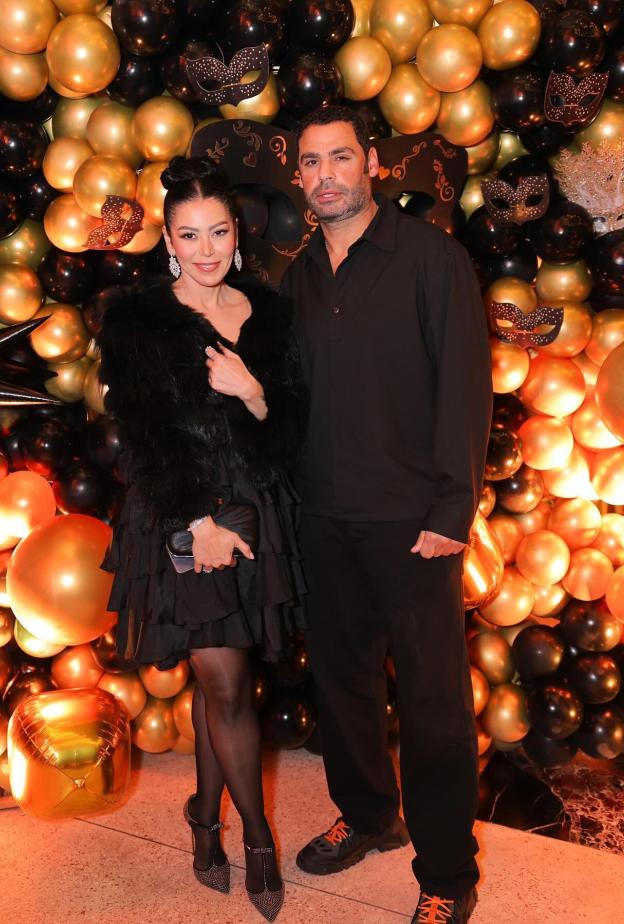 لقاء الخميسي وزوجها 