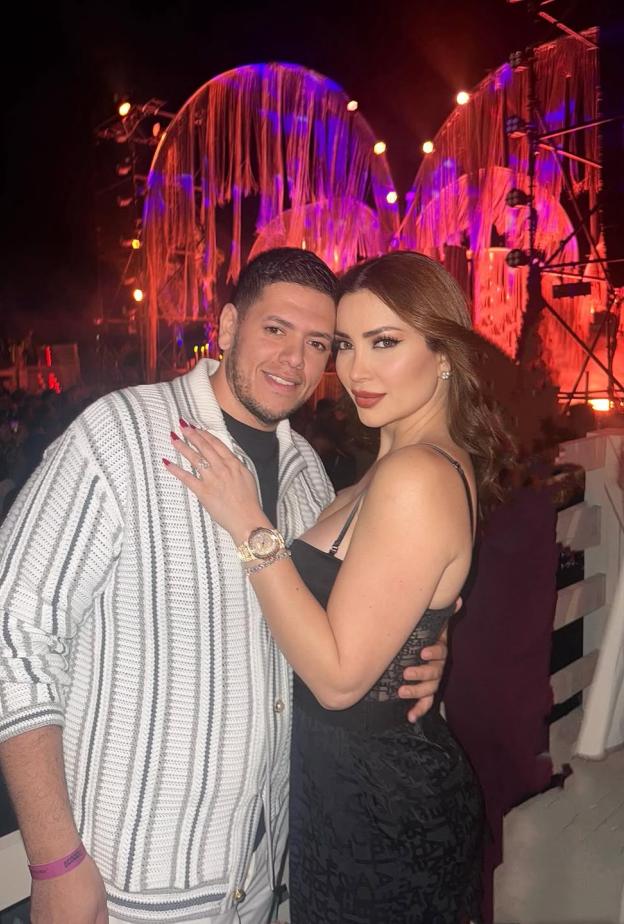 نسرين طافش وزوجها