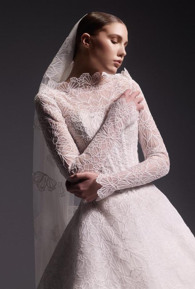 الغوبير في إطلالات زفاف نجا سعادة